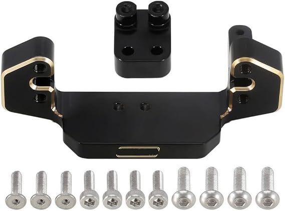 Brass Servo Mount 65g Black Coating Compatible With 1/10 RC Crawler FMS FCX10