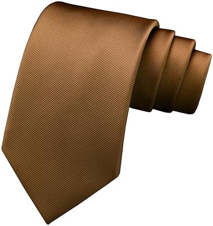 Branduce 3.158cm Mens Solid Color Formal Woven Necktie  Gift Box