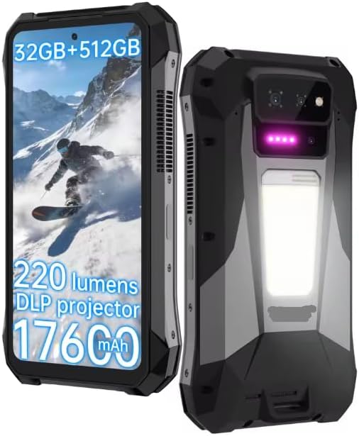 8849 Tank x 5G Rugged Smartphone Projector 720P 100 Lumens 6.78'' AMOLED 17600mAh 512G Android15 Dimensity 7300 120Hz
