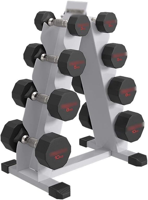 Dumbbell set Adjustable Fillable Dumbbells Set,Gym Men And Women With Twelve Sides Covered With Plastic Fixed Dumbbells, Household Steel One-piece Dumbbell Set (Color : Black 52kg)
