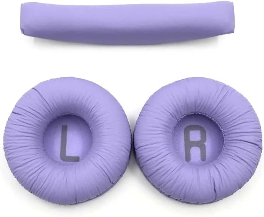 Jbl Kulaklık Pedi 450/460/500/510 BT 520bt 560 T250/300 Uyumlu Jbl Kulaklık Süngeri Pedi+Yastığı Takımı Mor