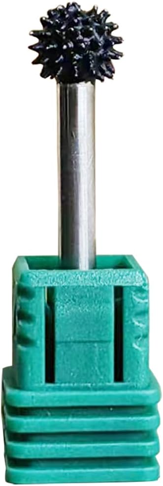 Extreme Spikes Sphere Rotary Burr, 18" Shaft, Very Coarse - Woodworking Attachment for Dremel, Foredom, DeWalt, Milwaukee. Abrasive Tungsten Carbide