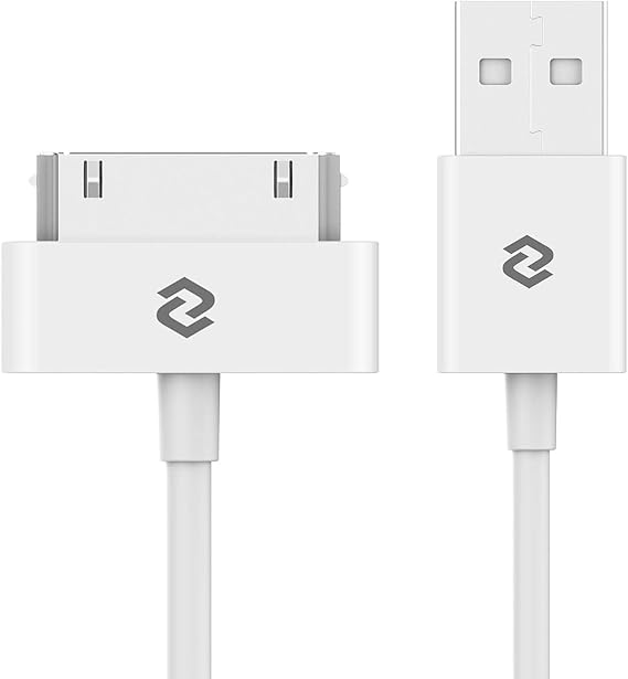 JETech USB Sync and Charging Cable Compatible iPhone 4/4s, iPhone 3G/3GS, iPad 1/2/3, iPod, 3.3 Feet (White)