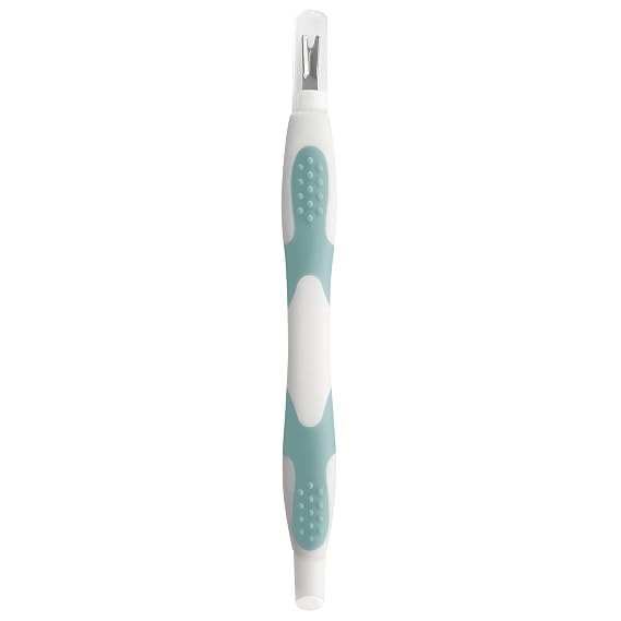 TRIM Easy Hold Cuticle Pusher & Remover, Stainless Steel Manicure Tool