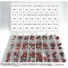Fuse 240Pcs 382 392 24Values Blow Cylindrical Fuse 0.5A 1A 1.25A 2A 3.15A 4A 5A 6.3A 8A 10A Amp for LCD TV Power PCB Insurance Kit
