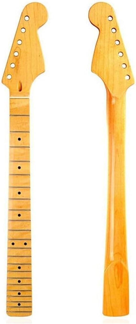 Guitar Parts Replacement 22 fret electric guitar neck with maple fingerboard