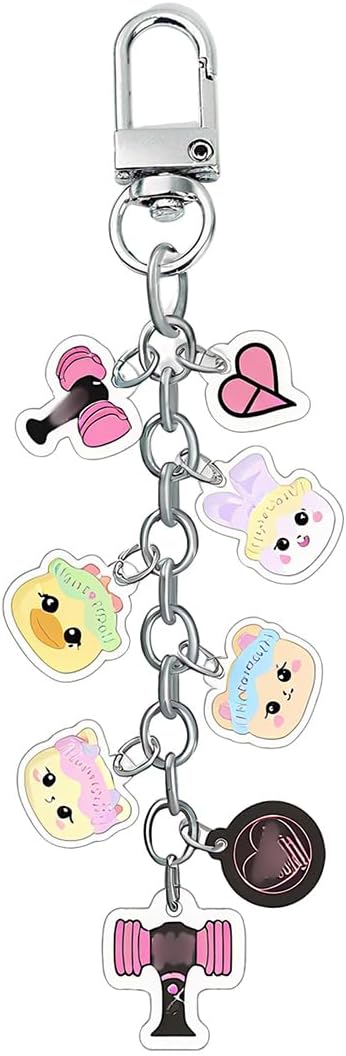 Blackpink Keychain, Anime Keychain, Blackpink Merchandise, Cartoon Acrylic Keychain, Gift Item for Kpop Fans