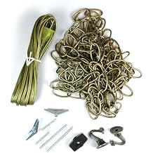 Jandorf Swag Kit, 15', with 20' Cord, Antique Brass Finish: Elegant Design for Versatile Lighting