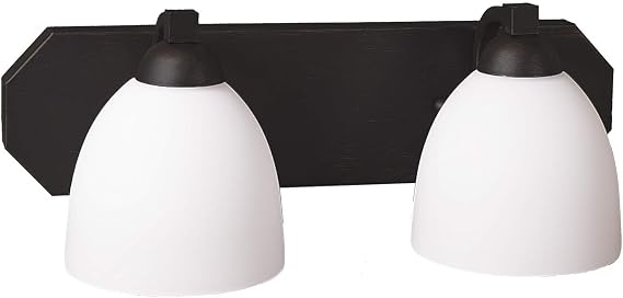2 Light Bathroom Vanity Light Matte Black Bathroom Light Fixtures Over Mirror Modern Wall Sconces White Rustic Vanity Bathroom Lights with Frosted Glass
