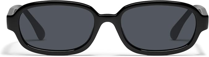 QUAY - Sunglasses for Men & Women, Oversized Sunglasses with UV Protection (Could Never, Black)