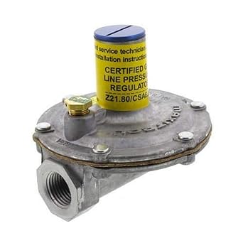 Maxitrol 325-3L-1/2 1/2" Line Regulator for 2 PSI Natural Gas or Propane Systems, 10 PSI Inlet Pressure, Horizontal Upright Mounting, Aluminum Construction, Made in USA, 12 x 12 x 6
