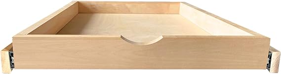Soft Close Drawer Slides Soft Close Cabinet Drawer Wood Pull Out Tray Drawer Box Kitchen CabinetSlide Out Shelf Wooden Pull Out Shelf - No Assembly Required (21 ''W x 21 ''D x 3 ''H)