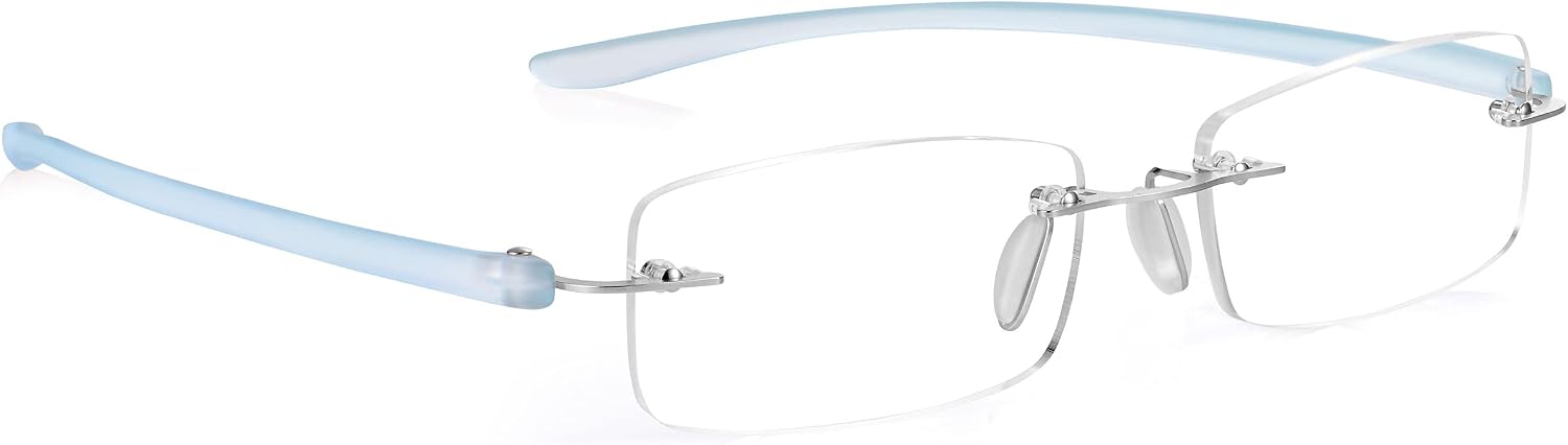 Frame Free Reading Glasses, Non Prescription Eyeglasses & Reading Sunglasses, Lightweight Stylish Design