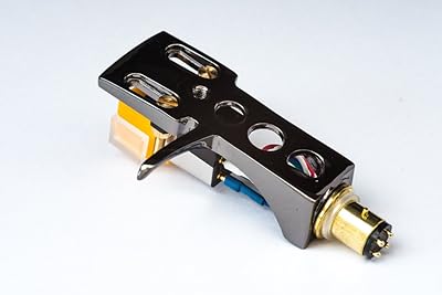 Titanium plated Headshell, cartridge and stylus, needle for Technics SL 20, SL 20A, SL 220, SL 221, SL 23, SL 235, SL 23A, SL B2, SL B202, SL B205, SL B3, SL B303, SL 120, SL 110, MADE IN UK