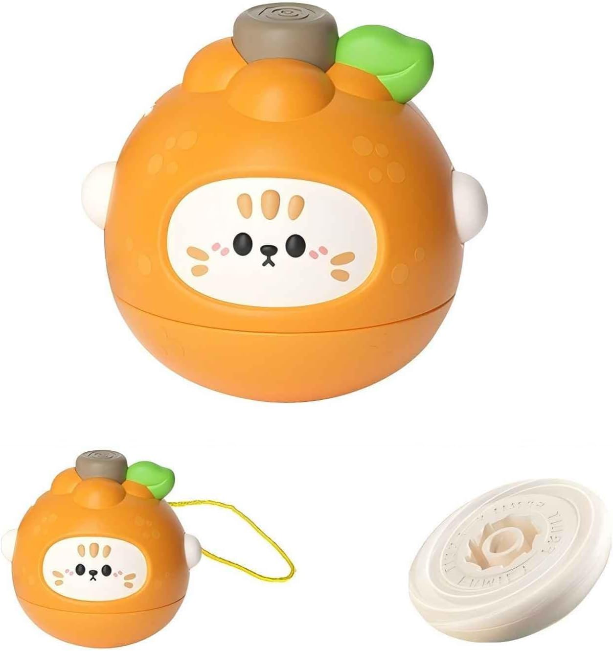 PINU Fruits Spinning Tops Battle Toy Series - Interactive Learning Gift for Kids & Parents - Toddler-Friendly Activity - Birthday Party Favourite