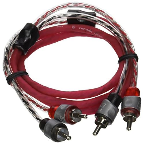 Cerwin Vega CRV3 2-Channel RCA Cable 3ft. Dual Twisted Dual Molded Ends