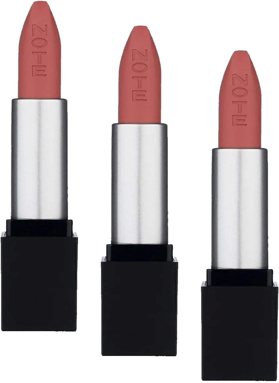 Note Cosmetics Mattever Lipstick 06 Sunset Party Yarı Mat Saten Bitişli Ruj, Pembe 3 paketi