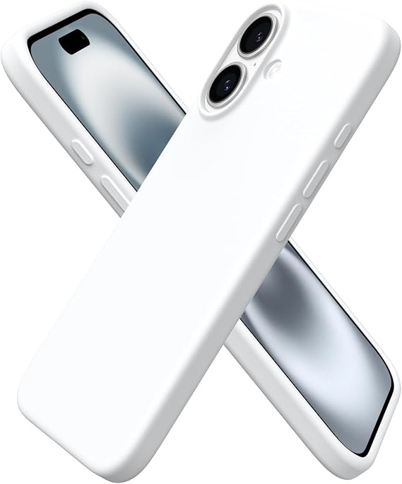 ORNARTO Compatible with iPhone 16 Case 6.1", Liquid Silicone Slim Cover