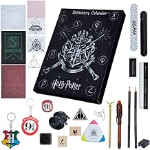 Harry Potter Advent Calendar 2025 for Kids with 24 Surprise Items, Pens Keyrings Stamps, Accessories Hogwarts Christmas Countdown Gifts for Kids