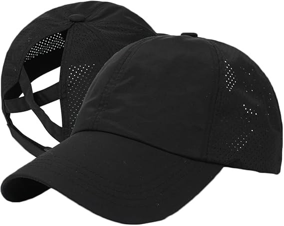 Cross Hat Womens Baseball Cap -Cross Ponytail Hat Baseball Cap