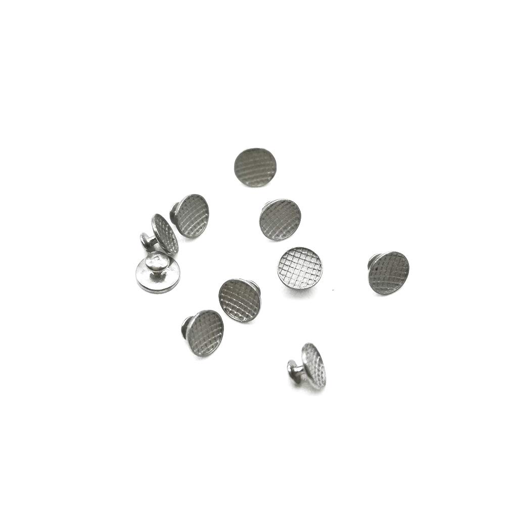 100Pcs Sino Dental Orthodontic Braces Lingual Buttons Bondable Round Mesh Base,10pcsPack