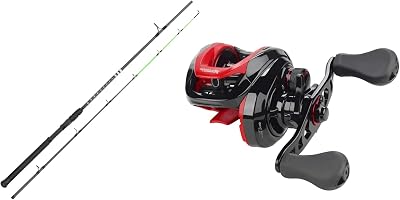 KastKing Royale Legend GT Baitcasting Reels, New Low Profile Design Baitcaster Fishing Reel, Magnet Braking System, 17.6 Lbs Carbon Fiber Drag, 51 Shielded Stainless Steel Bearings Kong Fishing Rod
