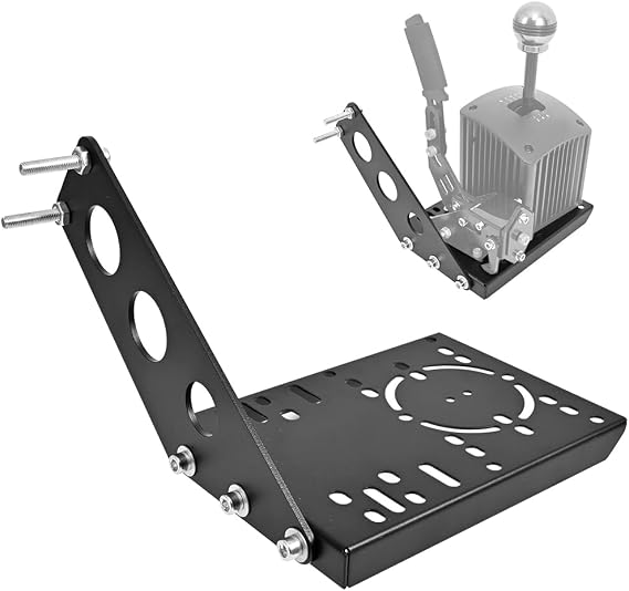 Marada Racing Shifter Mounting Bracke for Racing Wheel Stand | with Mounting Bolts Fit for Our Racing Simulator Cockpit 30MM Mounting Pipe Bracket Accessories