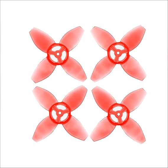 EMAX 2 Pairs Avia TH Propellers 4-Blade Props 2CW 2CCW Propellers for Brushless Motor Tinyhawk III, Tinyhawk III Plus RC Quadcopter FPV Racing Drone