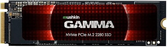 Mushkin Gamma Gen 4.0 8TB PCIe Gen4 x4 NVMe 1.3 M.2 (2280) Gaming PS5 Internal Solid State Drive (SSD) 3D QLC R/W Up to 7,000/5,900 MB/s Hardware Encryption (MKNSSDGA8TB-D8)