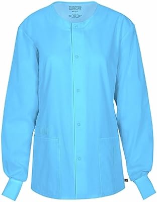 CHEROKEE Workwear WW Flex Unisex with Certainty Unisex Snap Front Warm-up Jacket 34350A