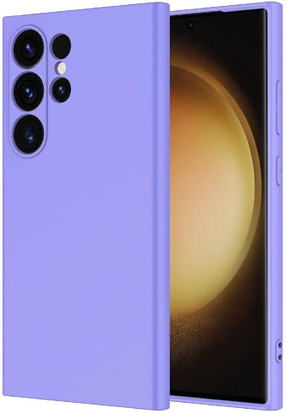 Coverzone Samsung Galaxy S24 Ultra İle Uyumlu Kılıf Z-Mara Lansman Vieri Tam Koruma Arka Kapak Kamera Koruma Çıkıntılı Pürüzsüz Yüzey Lila