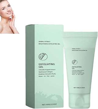 GeRRiT She Eureka Exfoliating Gel, Natural Exfoliating Gel Scrub, Deep Cleansing Moisturizing Exfoliant, Exfoliating Body Scrub, Exfoliating Gel for All Skin