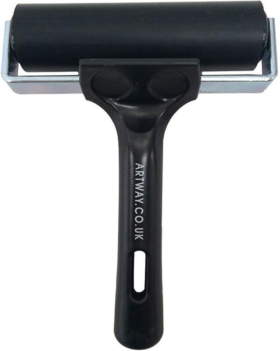 Artway SKU-6D317995 Lino Roller, Plastic, Black, 10cm