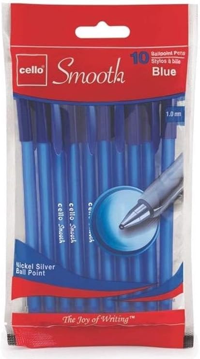 Cello Smooth Stick Pen, Blue ($1.25 Per Pack)