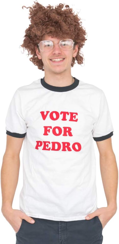 Napoleon Dynamite Adult Vote For Pedro T-Shirt and Accessory Kit