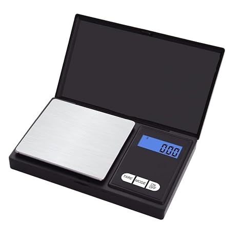 Gram Scale, Mini Scale Digital Pocket Scale,200g x 0.1g,Digital Grams Scale, Food Scale, Jewelry Scale Black, Kitchen Scale, Precision Scale Grams Ounces Grains, Portable Travel