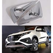/ 2Pcs ABS Chrome Car Front Fog Light Lamp Cover Trim Molding Compatible For Toyota Rush 2018 2019 2020