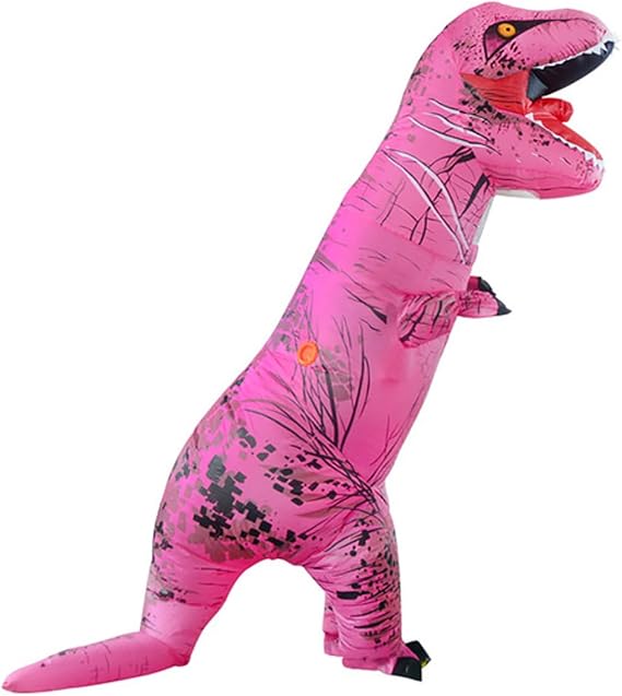 Funny Inflatable Dinosaur Costume for Adult and Kids,Blow Up Dinosaur Costume for Halloween Cosplay Party