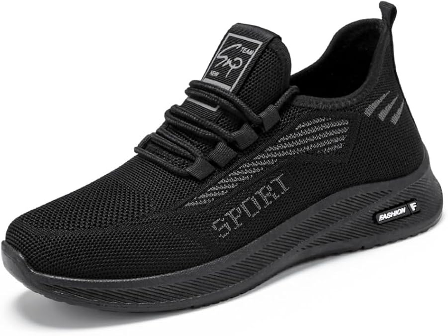 Men's Walking Shoes Outdoor Indoor Ultra Light Running Casual Sneakers Slip-on Workout Tennis Shoes for Male Mesh Breathable Comfort