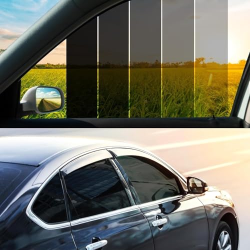 Vepagoo 20 x 100FT 20 Percent Window Tint Car Film, 20% VLT Professional Bulk Roll - Ceramic Automotive Tint with Heat Rejection & UV Block for Sedan, SUV, Van