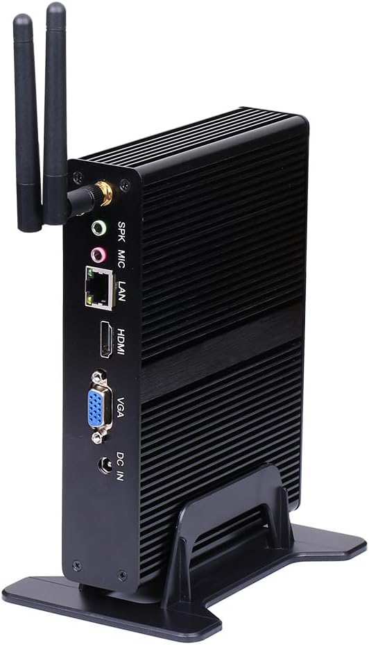 Fanless Mini PC, Desktop Computer, HTPC, Nano Kodi Box, N3510 N3520, Windows 11 / Linux Ubuntu, BM11, VGA, HDMI, USB3.0, 4 x USB2.0, LAN, 8G RAM, 256G SSD, 1TB HDD