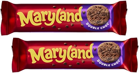Maryland Double Chocolate chip Cookies Bundle | | Perfect Afternoon tea cookies | Chocolate Biscuits | Perfect biscuits for gifting | Biscuits for HIM & HER | Available for Hampers (200g x 2 Packs)