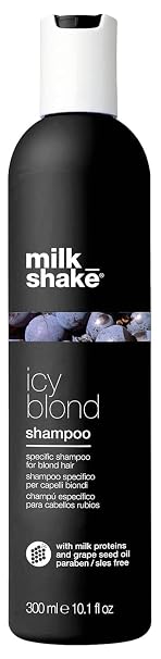 milk_shake Icy Blond Shampoo | Mutes Yellow Tones in Blond Hair