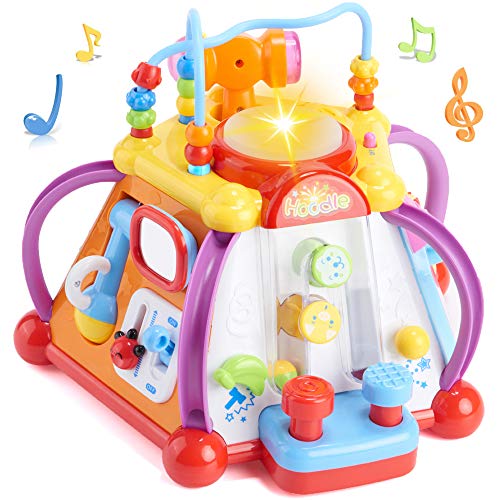 Woby Musical Activity Cube Toy Development Educational Game Play Learning Center Toy for 1 Year Old Baby Toddler Boy and Girl