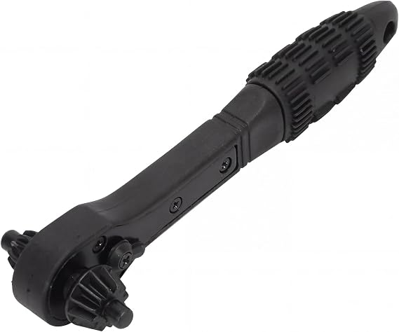 Universal Ratchet Chuck Key, Drill Chuck Ratchet Wrench Double Head Drill Chuck Wrench Use Chuck Drill Chuck Key Wrench Tool for Tightening Loosening