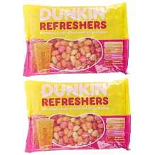 Frankford Dunkin' Refreshers Fruit Flavored Jelly Bean Easter Candy Bag, Set of 2