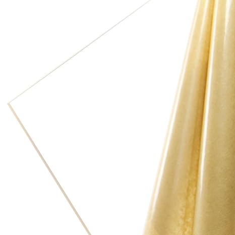 Cast Acrylic Sheet - .177" Thick, Clear, 24" x 24" Nominal