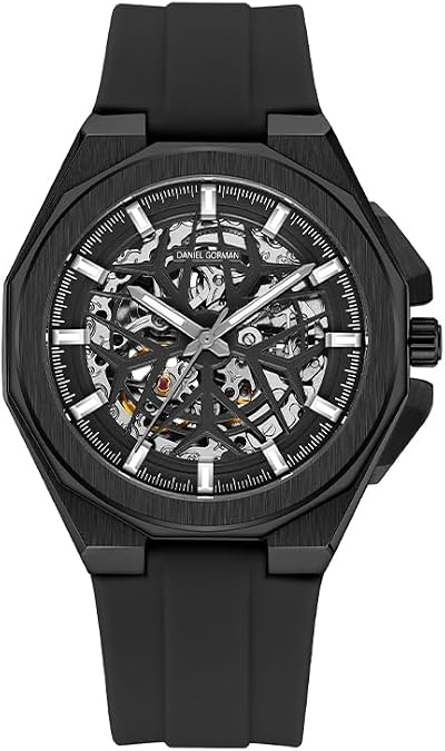 2025 New Men Luxury Watch Creative Hollow Design Mechanical Watch Waterproof Big Dial Wristwatch with Luminous Hand Relojes De Hombre