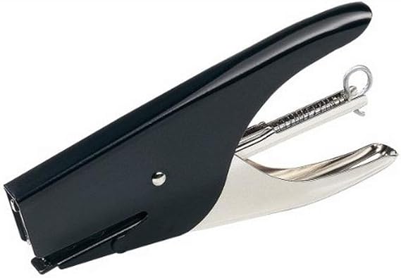 Rapid Supreme S51 Stapling Pliers, 15 Sheet Capacity, Uses No. 21 Staples, Ergonomic Design, Metal, Black, 10538705