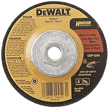 DEWALT Grinding Wheel, General Purpose for Metal, 4-1/2-Inch x 1/4-Inch x 5/8-Inch (DW4523)
